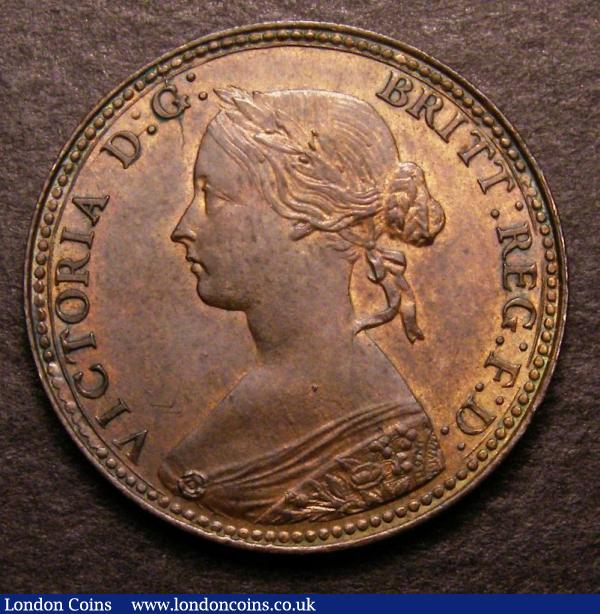 Halfpenny 1860 Beaded Border as Freeman 258 dies 1+A, but Britannia with short hair and the L of HALF double struck CGS variety 25 CGS 75, Ex-London Coins Auction A130 September 2010 Lot 1377 (part) : Certified Coins : Auction 142 : Lot 410