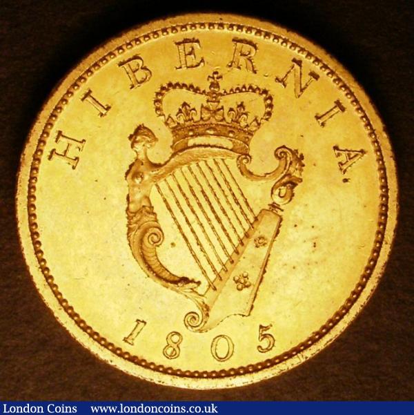 Ireland Penny 1805 Gilt Proof S.6620 About UNC : World Coins : Auction 142 : Lot 944