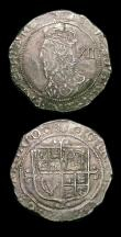London Coins : A154 : Lot 1698 : Shillings Charles I (2) Tower mint under the King Sixth Large Briot Bust S.2799 mintmark Triangle Go...
