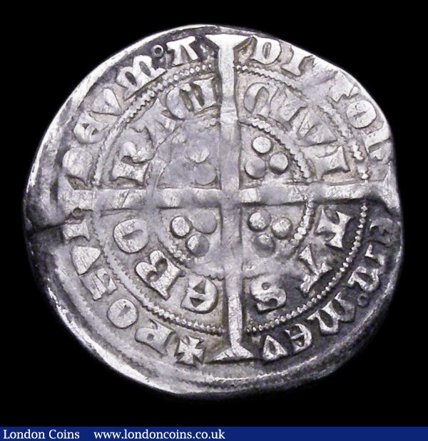 Groat Edward III Pre-Treaty period, York Mint S.1572 About Fine with a small edge crack, Ex-Ivan Buck Collection Spink Auction 5020 30/11/2005 Lot 64 (part) : Hammered Coins : Auction 156 : Lot 1701