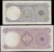 London Coins : A162 : Lot 320 : Qatar & Dubai Currency Board (2) issued 1960's, 1 Riyal series A/5 238724 (Pick1a) cleaned ...