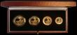 London Coins : A163 : Lot 1650 : Britannia Gold Proof Set 2006 the 4-coin set comprising £100 One Ounce, £50 Half Ounce, ...