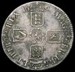 London Coins : A165 : Lot 3843 : Crown 1695 OCTAVO ESC 87, Bull 991 NVF with some uneven toning, the surface with some corrosion