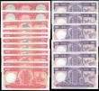 London Coins : A165 : Lot 615 : Hong Kong and Shanghai Banking Corporation (17) comprising 50 Dollars (6) including Pick 193a signat...