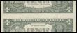 London Coins : A167 : Lot 1671 : USA ERROR 1 Dollar series 1988 similar to Pick 480a signatures Ortega & Brady normal sheet fed p...