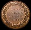 London Coins : A168 : Lot 1176 : Dollar Bank of England 1811 Five Shillings and Sixpence Proof in copper Obverse K Reverse 5a, struck...