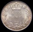 London Coins : A169 : Lot 1827 : Sixpence 1899 ESC 1769, Bull 3292 A choice piece the obverse with mint lustre with hints of toning i...