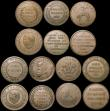 London Coins : A170 : Lot 334 : Pennies 19th Century an interesting group (15) Staffordshire (7) Bilston 1812 Samuel Fereday Withers...