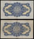 London Coins : A171 : Lot 223 : Scotland The Union Bank of Scotland Limited (2) a pair of 1 Pounds Pick S815c different dates and si...