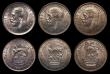 London Coins : A173 : Lot 913 : Shillings (6) 1911 Shallow Neck ESC 1420, Bull 3799 GEF and lustrous, 1914 ESC 1424, Bull 3803 Lustr...