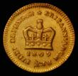 London Coins : A174 : Lot 2069 : Third Guinea 1809 S.3740 Fine, the reverse slightly better, the obverse with light rubbing on the po...