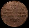 London Coins : A175 : Lot 762 : Halfpenny 18th Century Cornwall - Falmouth 1797 Obverse: A spread Eagle, Reverse: FALMOUTH INDEPENDE...