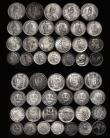 London Coins : A176 : Lot 2520 : World (51) USA, Switzerland and France issues, comprising USA (26) Half Dollars (2) 1917D Reverse Mi...
