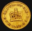 London Coins : A177 : Lot 2188 : Third Guinea 1797 S.3738 Fine on a wavy flan