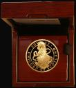 London Coins : A179 : Lot 605 : Twenty Five Pounds 2017 The Queen's Beasts - The Unicorn of Scotland Quarter Ounce Gold Proof S...
