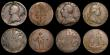 London Coins : A179 : Lot 823 : Halfpennies 18th Century Warwickshire (9)  County 1791 DH46 Obverse: Bust of Shakespeare left WARWIC...