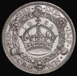 London Coins : A180 : Lot 1268 : Crown 1932 ESC 372, Bull 3641 Near EF toned with a gentle edge bruise below the bust