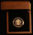 London Coins : A180 : Lot 428 : One Pound 2008 Royal Arms Gold Proof S.J13 FDC in the Royal Mint box of issue with certificate