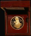 London Coins : A180 : Lot 536 : Twenty Five Pounds 2017 The Queen's Beasts - The Unicorn of Scotland Quarter Ounce Gold Proof S...