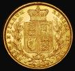 London Coins : A181 : Lot 2157 : Sovereign 1871 Shield Reverse, Marsh 55, S.3853, Die Number 12, NEF and lustrous with some contact m...