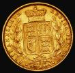 London Coins : A181 : Lot 2166 : Sovereign 1875S Shield Reverse, Marsh 72, S.3855, Good Fine/VF