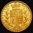 London Coins : A181 : Lot 2189 : Sovereign 1885S Shield Reverse, Marsh 81, S.3855B, NVF/GVF