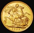London Coins : A181 : Lot 2250 : Sovereign 1909 Marsh 181, S.3969 NVF/VF