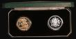 London Coins : A182 : Lot 388 : Royal Mint 1993 2 coin proof set Sovereign and Silver One Pound both FDC with certificates