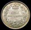 London Coins : A183 : Lot 2109 : Shilling 1873 ESC 1325, Bull 3043, Die Number 63 A/UNC and lustrous with some light tone in the lege...