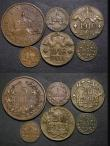 London Coins : A183 : Lot 2715 : German East Africa (12) One Rupie (2) 1905A KM#10 NVF, 1905J KM#10 Good Fine/Fine with grey tone, Ha...