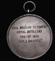 London Coins : A183 : Lot 764 : Prize medal, awarded to Sgt. J. Knight. 58th Medium Regiment, Royal Artillery, Tug-Of-War, Royal Art...