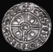 London Coins : A184 : Lot 1444 : Penny Cnut, Pointed Helmet type, S.1158, North 787, Hastings Mint, moneyer Eadsige or Etsige, 1.09 g...