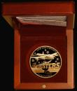 London Coins : A184 : Lot 733 : Guernsey Five Pounds 2013 70th Anniversary of the Dambusters Gold Proof FDC in the box of issue with...