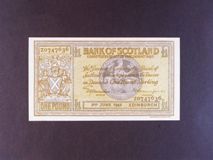 London Coins : A122 : Lot 471 : Scotland Bank of Scotland £1 dated 2nd June 1942 prefix Z first series, Pick91c, press...