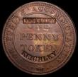 London Coins : A160 : Lot 1725 : Penny 19th Century Yorkshire - Keighley 1812 Withers 800, Countermarked on a Birmingham Union Copper...