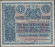 London Coins : A160 : Lot 507 : Scotland British Linen Bank One Pound dated 18th July 1918 series E243/562, early issue square note,...