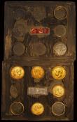 London Coins : A162 : Lot 1111 : USA World War II Escape and Evasion Kit "Barter Kit" containing GB Sovereign 1927 SA, Half...