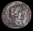 London Coins : A162 : Lot 2060 : Caecilius Metellus Pius Scipio Ar. Denarius. Military mint, Scipio in Africa, 47-46 BC. Eppius. Smal...