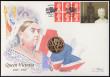 London Coins : A162 : Lot 468 : Five Pounds 2001 Victorian Age Gold Proof FDC in Westminster's First Day Cover presentation pac...
