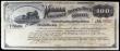London Coins : A164 : Lot 25 : USA Holman Locomotive Speeding Truck Company 1896, 1 Share for $100, vignette of Locomotive, some fo...