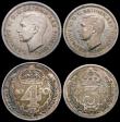 London Coins : A165 : Lot 3918 : Maundy Set 1950 ESC 2567, Bull 4319 EF to A/UNC with matching tone