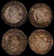 London Coins : A168 : Lot 1110 : Maundy a 3-part set Charles II Third Hammered Threepence undated ESC 1957, Bull 325 VF with matching...
