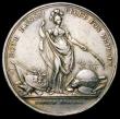 London Coins : A168 : Lot 951 : Jernegan's Lottery 1736 39mm diameter in Silver by J.S.Tanner Eimer 537 Obverse: Minerva standi...