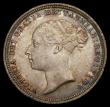 London Coins : A169 : Lot 1823 : Sixpence 1887 Young Head ESC 1750, Bull 3262 an extremely attractive example with original colour, g...