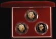 London Coins : A173 : Lot 636 : Channel Islands - The Prince William of Wales Gold Collection, Five Pounds a 3-coin set 2003 in gold...