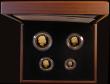 London Coins : A174 : Lot 196 : Britannia Gold Proof Set 2010 the 4-coin set comprising £100 2010 Gold One Ounce, £50 20...