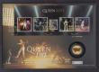 London Coins : A177 : Lot 369 : Numismatic Cover 2020 Queen Live - We Will Rock You comprising Twenty Five Pounds 2020 Quarter Ounce...