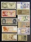 London Coins : A178 : Lot 133 : World (11) Iceland 10 Kronur 1981-1986 issue, Pick 48 UNC, Italy (3) 10000 Lire 1984 issue, signatur...
