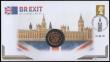 London Coins : A178 : Lot 319 : Numismatic Cover 2020 comprising Brexit - Withdrawal From The European Union. Reverse: Peace, Prospe...