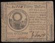 London Coins : A179 : Lot 216 : USA Colonial Currency Thirty Dollars May 10 1775 Hall and Sellers Philadelphia VF  No. 20718